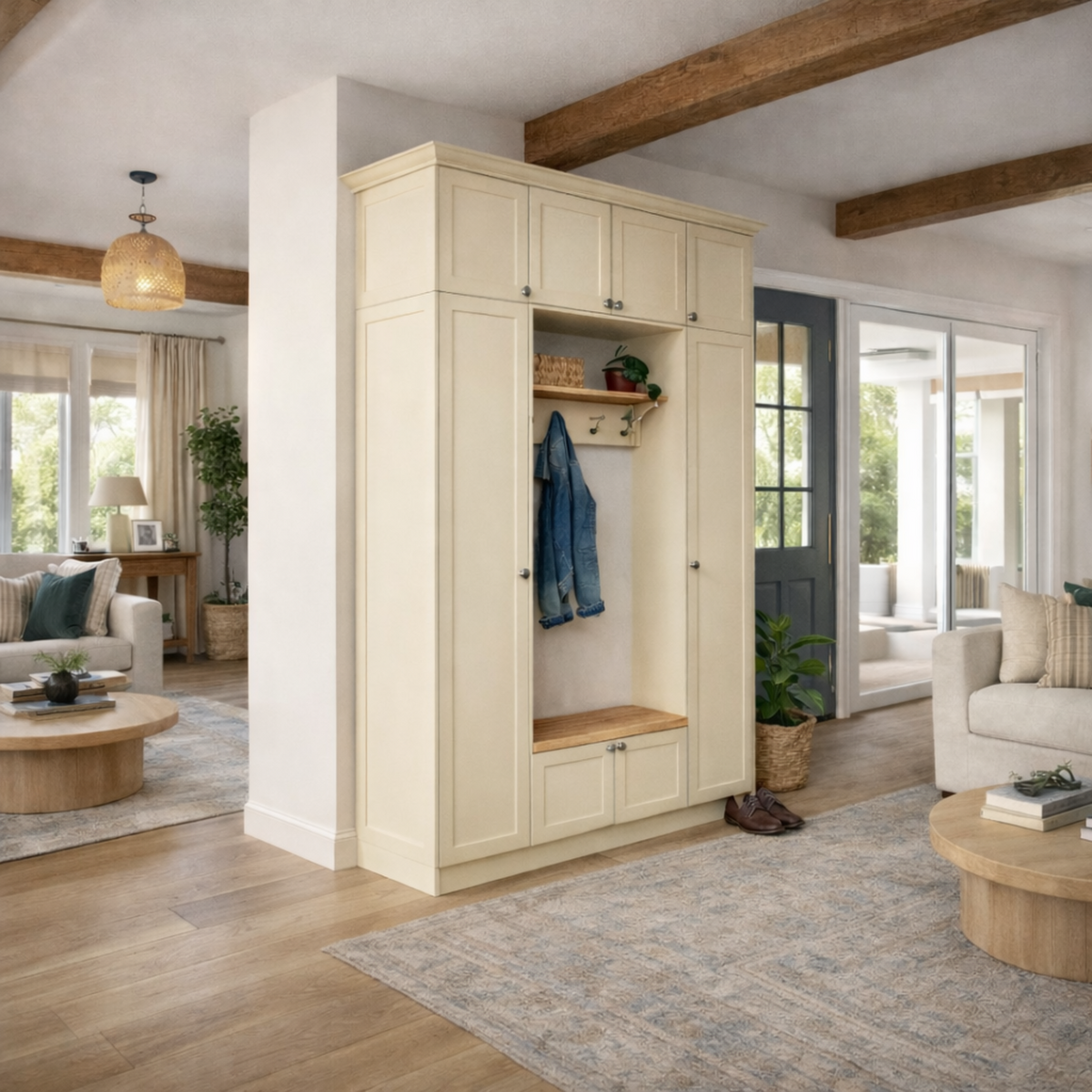Mueble Recibidor de Entrada | Diseño y Almacenamiento – Tablero