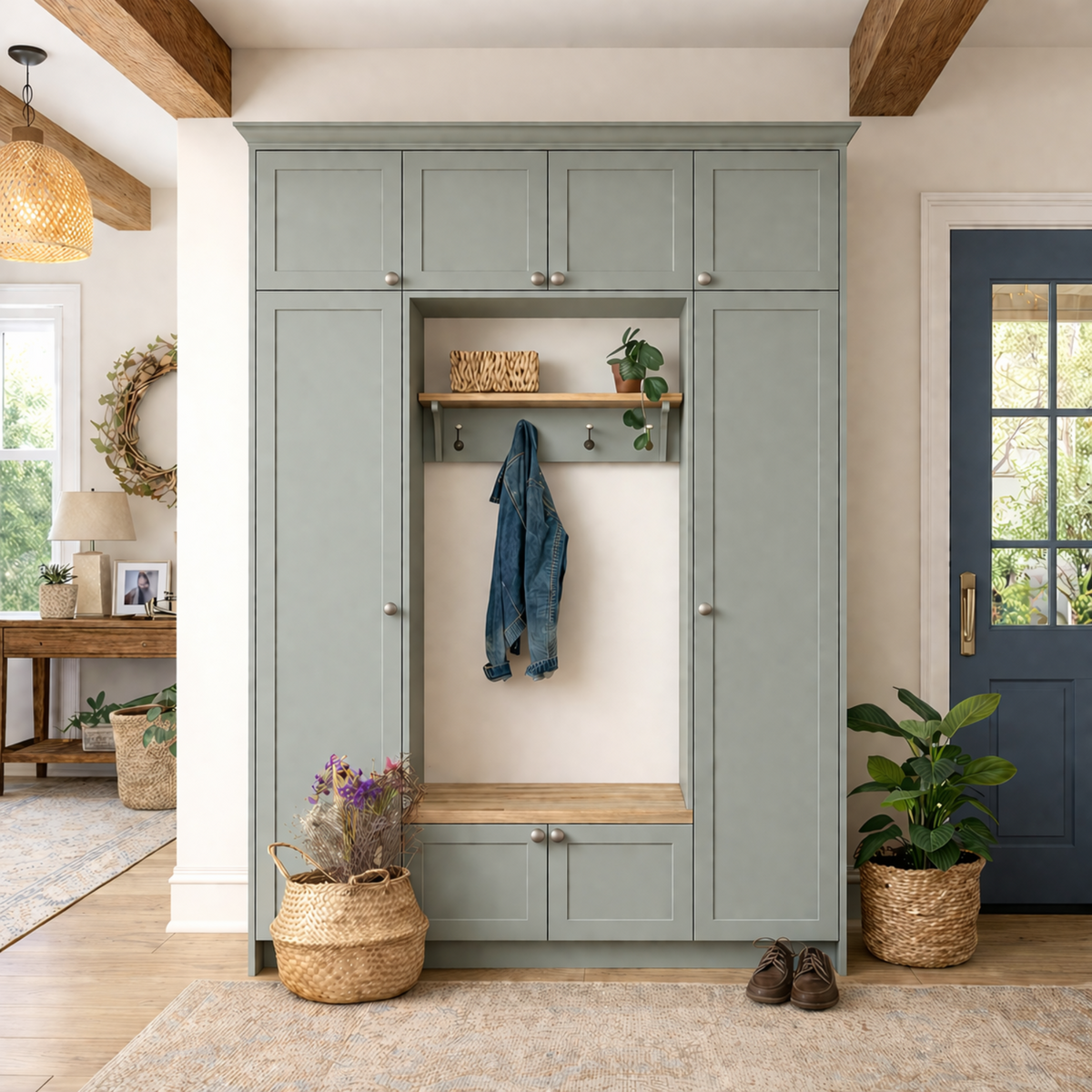 Mueble Recibidor de Entrada | Diseño y Almacenamiento – Tablero
